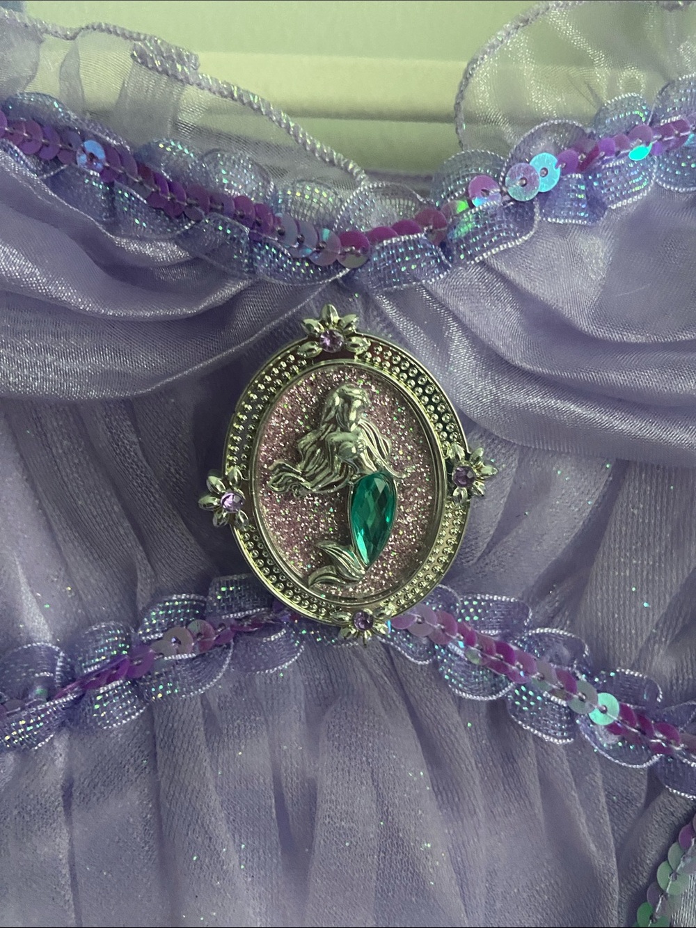 Disney Store Ariel Little Mermaid Princess Costume Dress size 4 girls - Picture 2 of 8